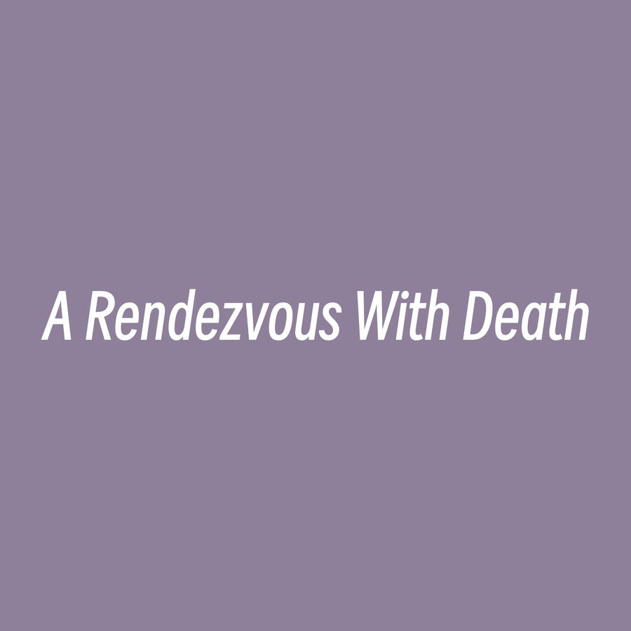A Rendezvous With Death